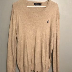 Polo Ralph Lauren Long Sleeve Pima V Neck Sweater Men’s Size Medium